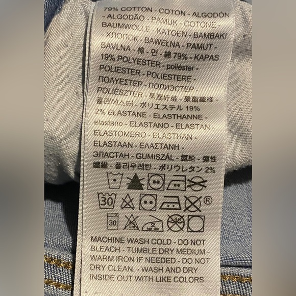 Levi’s505 Straight Jeans Women’s Size 16 Blue Light Wash Denim Stretch MidRise - Picture 8 of 16